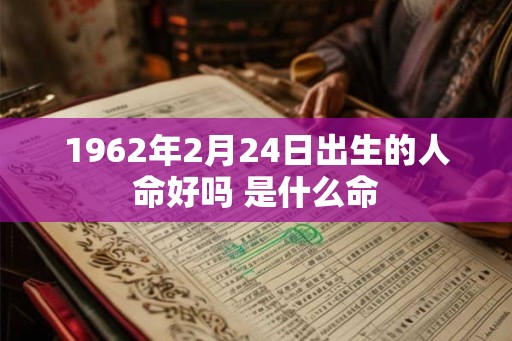 1962年2月24日出生的人命好吗 是什么命