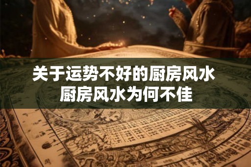 关于运势不好的厨房风水 厨房风水为何不佳