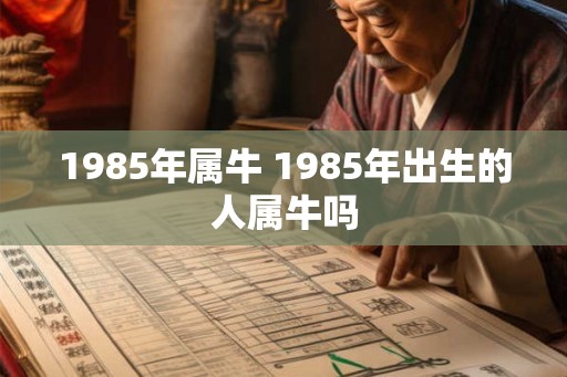 1985年属牛 1985年出生的人属牛吗