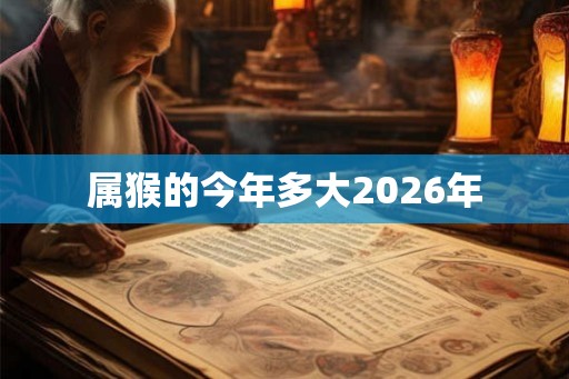 属猴的今年多大2026年