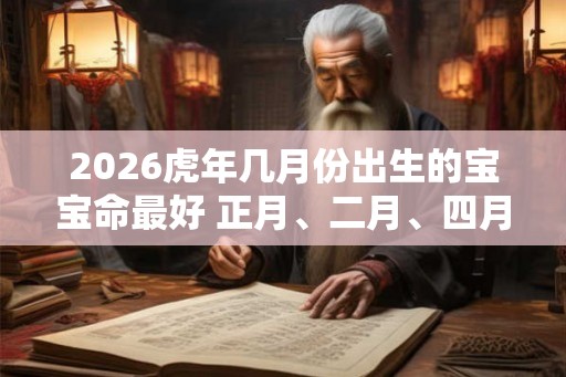 2026虎年几月份出生的宝宝命最好 正月、二月、四月