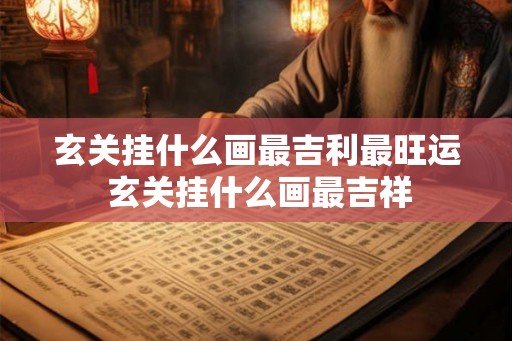玄关挂什么画最吉利最旺运 玄关挂什么画最吉祥