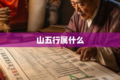 山五行属什么