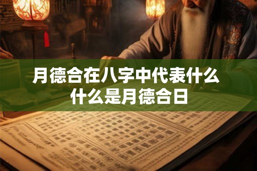 月德合在八字中代表什么 什么是月德合日