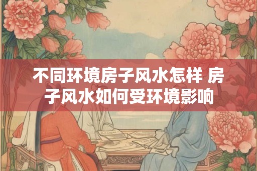 不同环境房子风水怎样 房子风水如何受环境影响