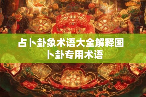 占卜卦象术语大全解释图  卜卦专用术语