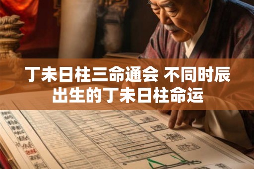 丁未日柱三命通会 不同时辰出生的丁未日柱命运