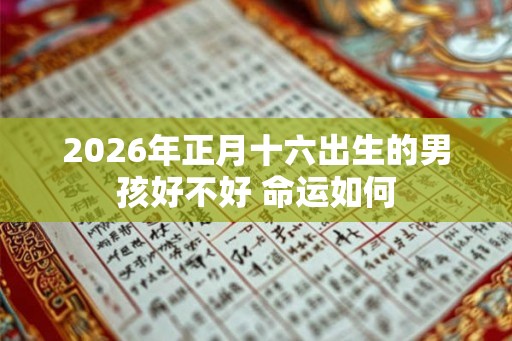 2026年正月十六出生的男孩好不好 命运如何 2026年正月十六出生的男孩好不好 命运如何