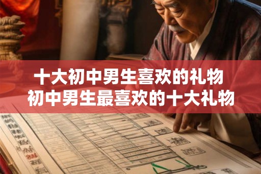 十大初中男生喜欢的礼物 初中男生最喜欢的十大礼物是什么