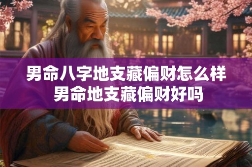 男命八字地支藏偏财怎么样 男命地支藏偏财好吗