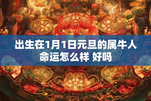 出生在1月1日元旦的属牛人命运怎么样 好吗