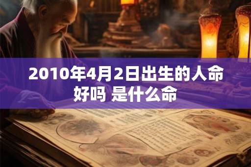 2010年4月2日出生的人命好吗 是什么命 2010年4月2日出生的人命好吗 是什么命