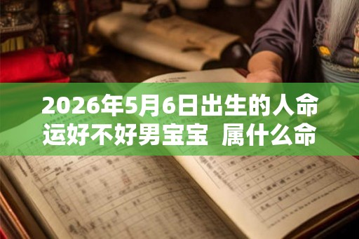 2026年5月6日出生的人命运好不好男宝宝  属什么命