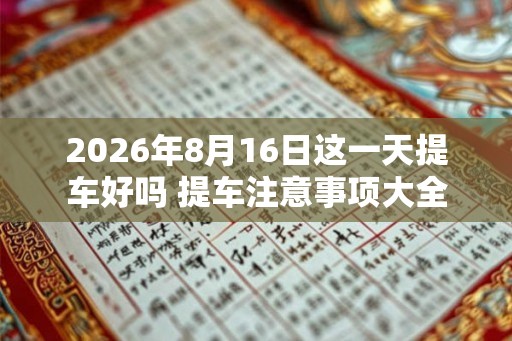2026年8月16日这一天提车好吗 提车注意事项大全 2026年8月16日这一天提车好吗 提车注意事项大全