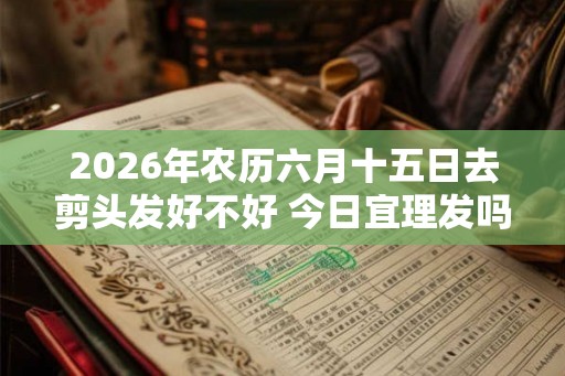 2026年农历六月十五日去剪头发好不好 今日宜理发吗