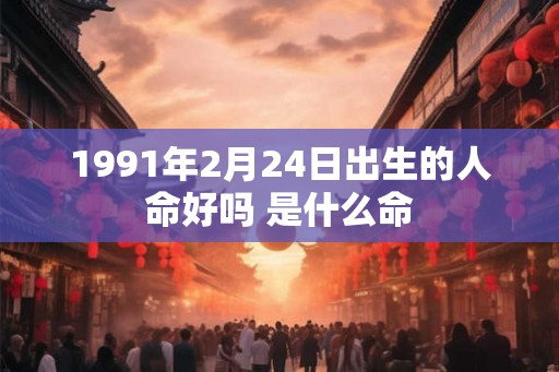 1991年2月24日出生的人命好吗 是什么命