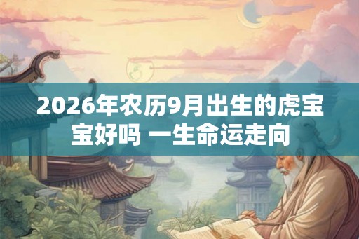 2026年农历9月出生的虎宝宝好吗 一生命运走向 2026年农历9月出生的虎宝宝好吗 一生命运走向
