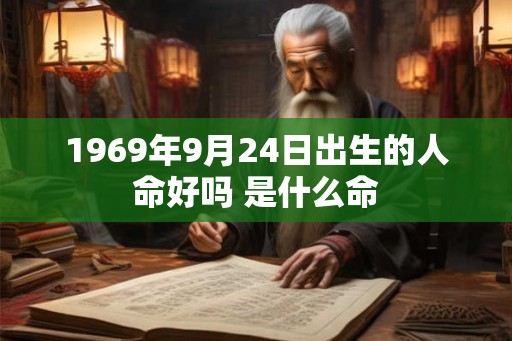 1969年9月24日出生的人命好吗 是什么命