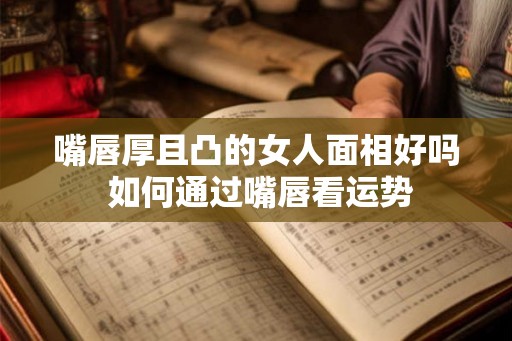 嘴唇厚且凸的女人面相好吗 如何通过嘴唇看运势