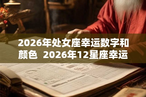 2026年处女座幸运数字和颜色  2026年12星座幸运色