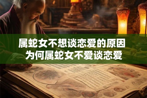 属蛇女不想谈恋爱的原因 为何属蛇女不爱谈恋爱