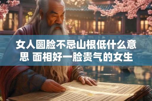 女人圆脸不忌山根低什么意思 面相好一脸贵气的女生