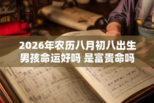2026年农历八月初八出生男孩命运好吗 是富贵命吗