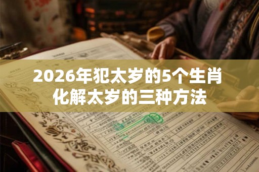 2026年犯太岁的5个生肖 化解太岁的三种方法 2026年犯太岁的5个生肖 化解太岁的三种方法