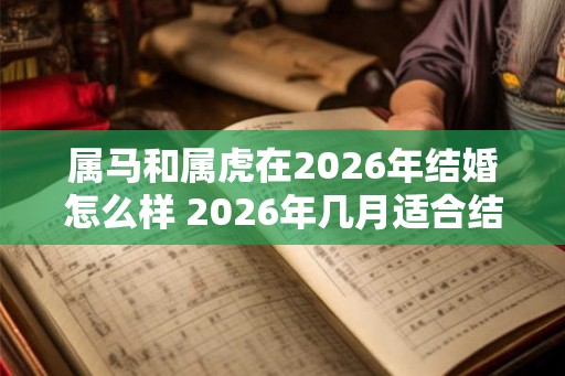 属马和属虎在2026年结婚怎么样 2026年几月适合结婚 属马和属虎在2026年结婚怎么样 2026年几月适合结婚