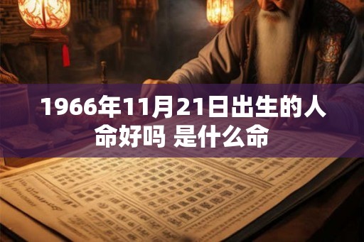1966年11月21日出生的人命好吗 是什么命