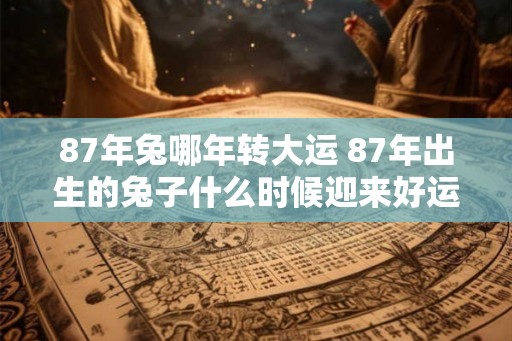 87年兔哪年转大运 87年出生的兔子什么时候迎来好运