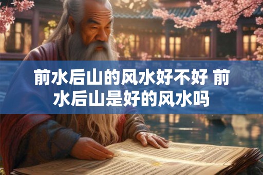 前水后山的风水好不好 前水后山是好的风水吗