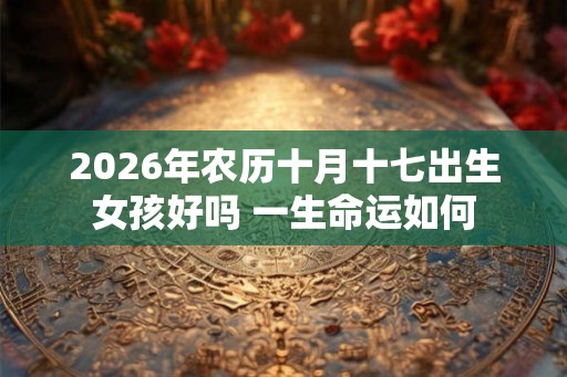 2026年农历十月十七出生女孩好吗 一生命运如何