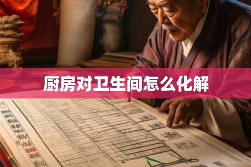 厨房对卫生间怎么化解
