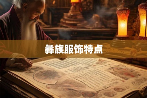 彝族服饰特点