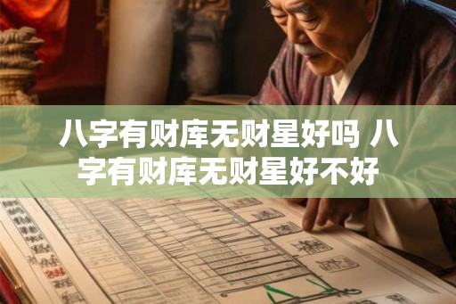 八字有财库无财星好吗 八字有财库无财星好不好