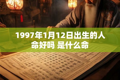 1997年1月12日出生的人命好吗 是什么命