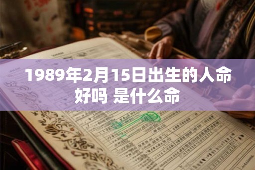 1989年2月15日出生的人命好吗 是什么命 1989年2月15日出生的人命好吗 是什么命