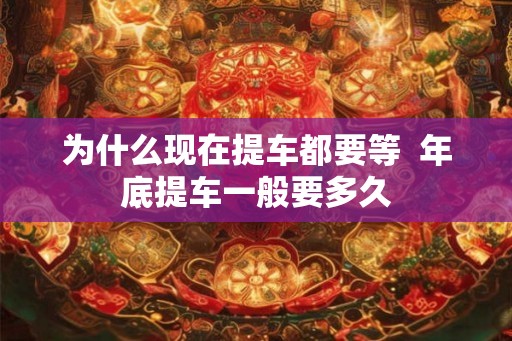 为什么现在提车都要等  年底提车一般要多久