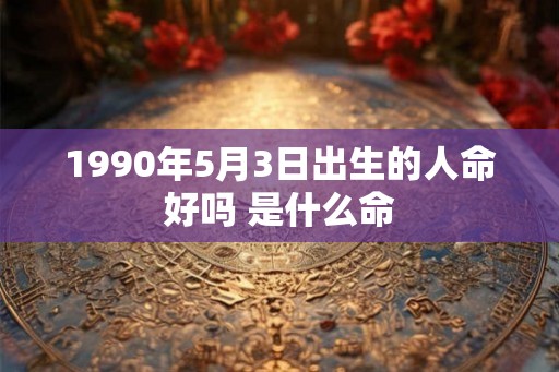 1990年5月3日出生的人命好吗 是什么命