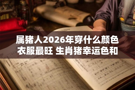 属猪人2026年穿什么颜色衣服最旺 生肖猪幸运色和忌讳色