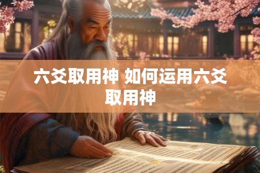 六爻取用神 如何运用六爻取用神