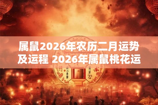 属鼠2026年农历二月运势及运程 2026年属鼠桃花运 属鼠2026年农历二月运势及运程 2026年属鼠桃花运