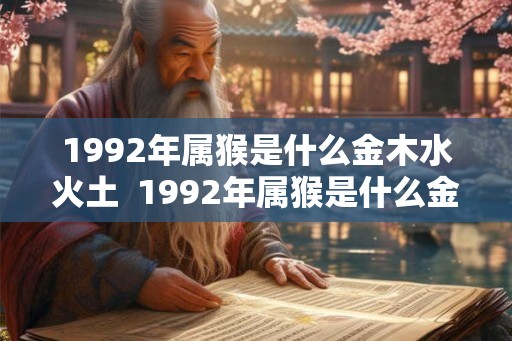 1992年属猴是什么金木水火土  1992年属猴是什么金命还是水命