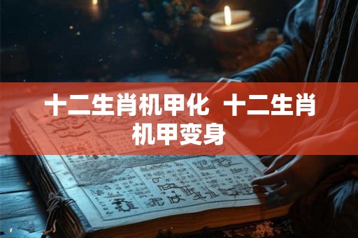 十二生肖机甲化  十二生肖机甲变身