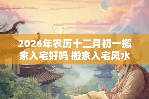 2026年农历十二月初一搬家入宅好吗 搬家入宅风水讲究