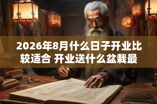 2026年8月什么日子开业比较适合 开业送什么盆栽最吉利