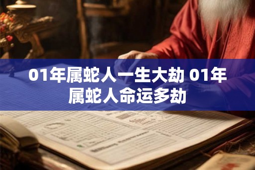 01年属蛇人一生大劫 01年属蛇人命运多劫