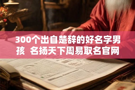 300个出自楚辞的好名字男孩  名扬天下周易取名官网