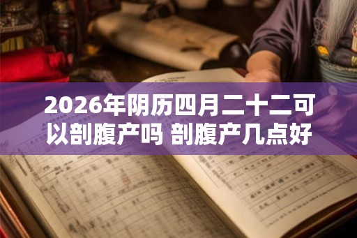 2026年阴历四月二十二可以剖腹产吗 剖腹产几点好